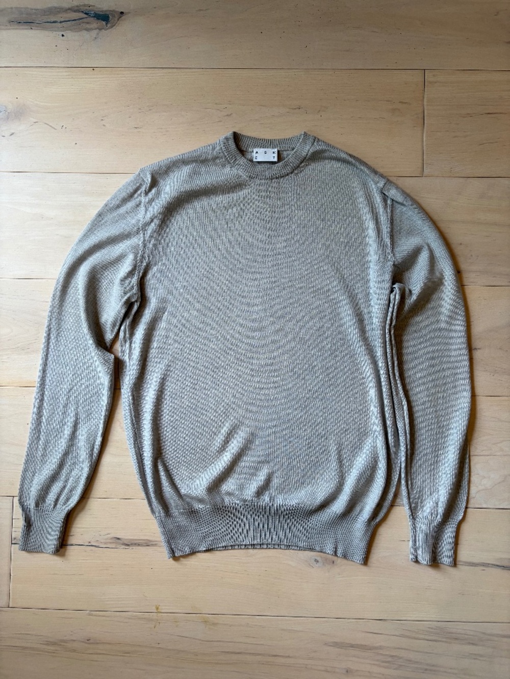 ASKET | Light Grey Merino Sweater